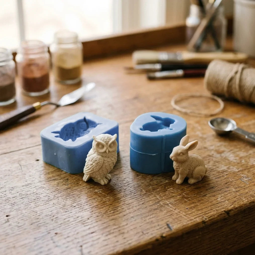 Szilikon formából öntött figurák és miniatűrök