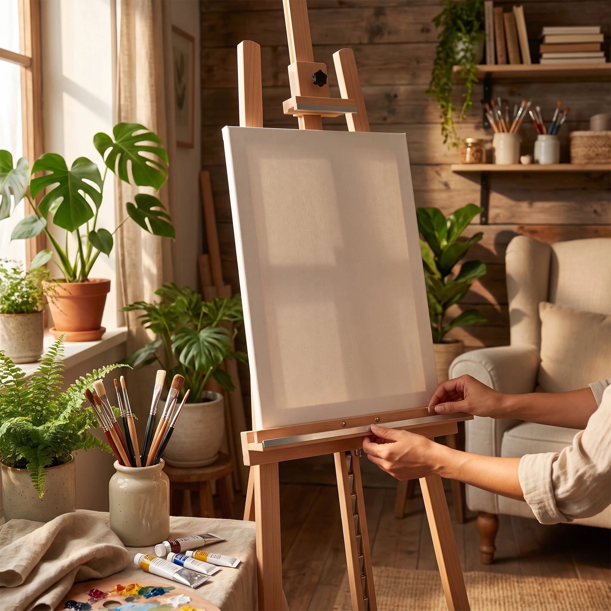 Atelier MY HOME festőállvány otthoni műteremben