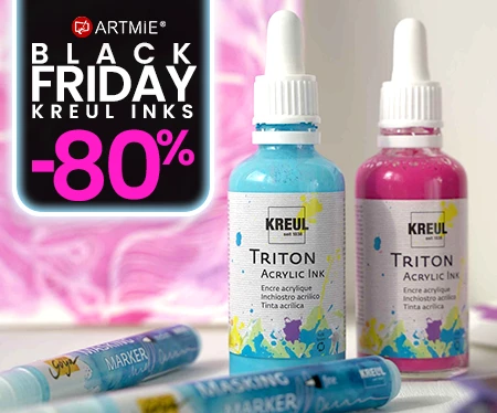 Akril tinta Triton black friday Artmie